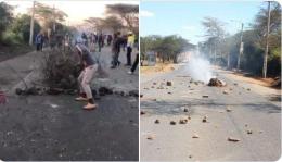 Multimedia University students hold demos.